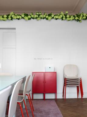 办公室实木地板材质装修效果图片