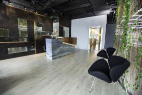 最新办公室实木地板材质装修设计图片