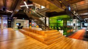 办公室负离子木地板室内装修效果图大全