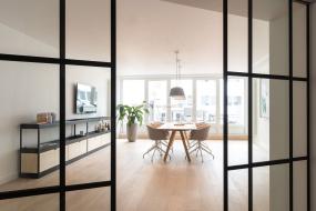 办公室木地板地垫设计装修效果图片