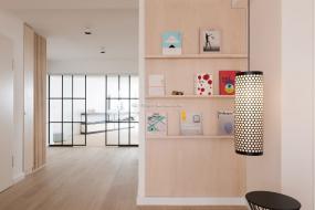 办公室木地板地垫设计装饰效果图片