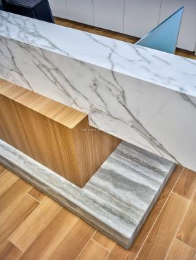 办公室上海木地板装饰设计图