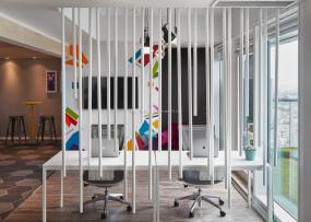 办公室榆木地板图片装修