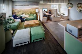 办公室杉木地板设计装饰图片