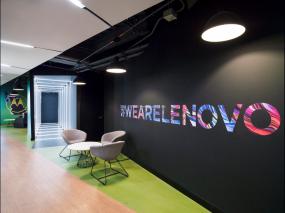 最新办公室杉木地板装饰实景图