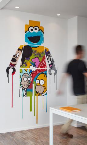 办公室榆木地板室内装修效果图大全