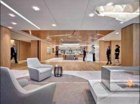 办公室上海木地板装饰设计效果图大全