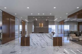 最新办公室文化墙设计装饰效果图片