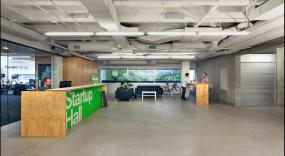 办公室文化墙装修设计效果图片