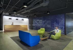 办公室文化墙装潢设计效果图片