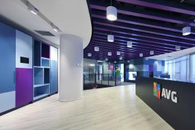 办公室文化墙设计装饰效果图片