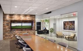 高端多媒体会议室装修效果图