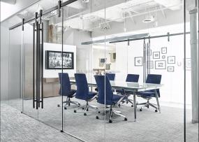 高端多功能会议室装修效果图