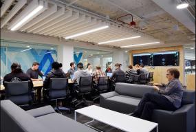 多功能会议室装修实景图图片