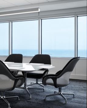 高端大会议室装修效果图