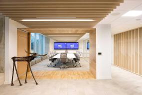 最新会议室大屏装修设计效果图