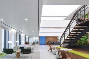 办公室绿植设计装饰效果图片