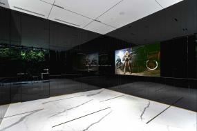 办公室绿色植物装饰效果图片