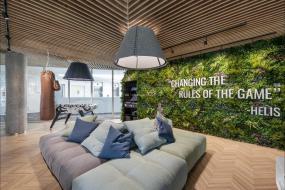 办公室绿色植物装修高清效果图