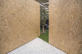 办公室盆栽装修设计效果图片库