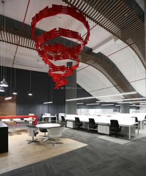 办公室软装装修实物图片