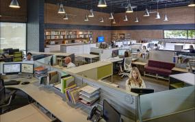 办公室软装装饰效果图