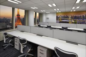 软装办公室设计装修效果图