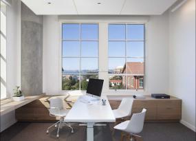 总经理办公室软装装修实物图片