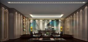 总经理办公室设计装潢效果图