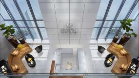 新中式办公室装修设计效果图片库