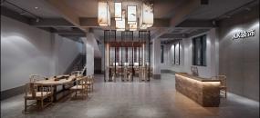 新中式办公室设计效果图