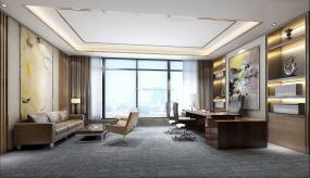 高端总经理办公室设计装修效果图