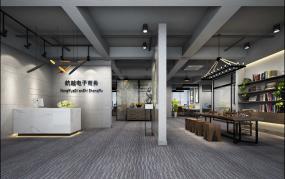 新中式办公室设计装修图片