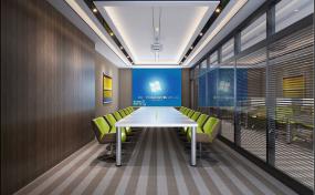 上海会议室装潢设计效果图片