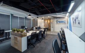 上海室内办公室装潢图片