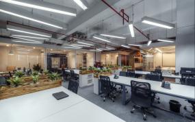 上海室内办公室装潢效果图