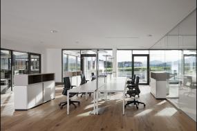 上海个性办公室装潢设计效果图片