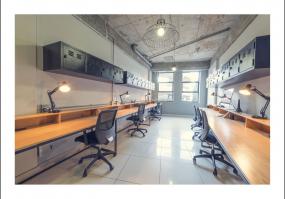 上海室内办公室装修实物图片