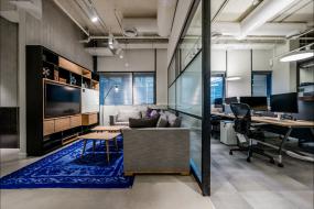 上海高档办公室装潢效果图片