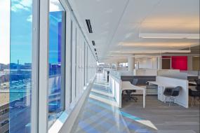 上海高档办公室装潢设计效果图片