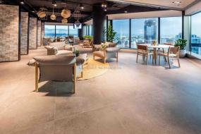 上海办公室地板装潢效果图片