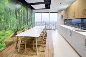 公司办公室简约装修高清效果图