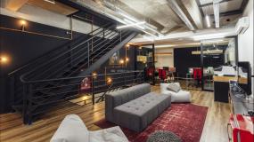 敞开式办公室装修图片