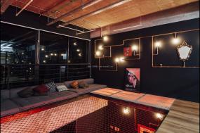 敞开式办公室装修装潢效果图