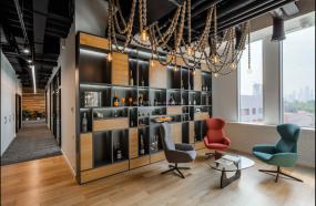 最新办公室地砖装饰效果图