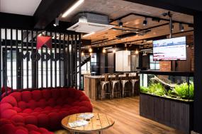 办公室地砖装修高清效果图