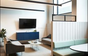 超大办公室装修实物图片