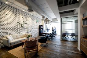 室内设计办公室效果图