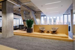 300平米办公室装修实景图图片