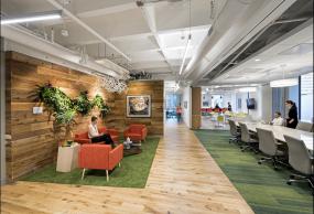 挑高办公室装饰效果图